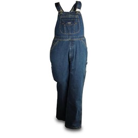 Five Brother Fleece-Lined Denim Bib Overalls, Medium-Regular