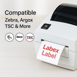 Thermal Labels | Zebra Labels - Barcode Labels - / Direct Thermal Top Coated Labels Barcode & Address Thermal Labels (5 Rolls, 30 mm x 20 mm)