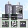 USB C Tester Meter Meter 0~50V 0~12A PD QC USB