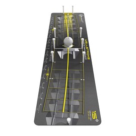 Wellputt(Wellputt) Wellstroke Father's Day Present Left Putter Corrector Stroke Template Wellputt Swing Arc 15 Degrees Lefty, Made in France, Officially Distributed in Japan, 2. Yellow, 15 Degrees