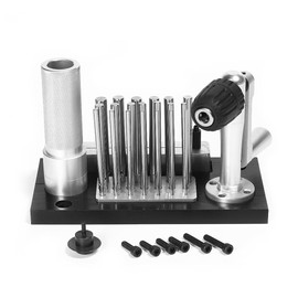 Lakimi Jump Ring Maker Tool – Hand-Operated Wire Drawing Machine with 20 Spindles, Jewelry Making Kit for Crafting & DIY Wire Work LK-B06