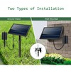 Lewisia 8W Solar Pond Aerator with Built-in 2400mAh Battery Backup,