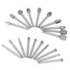 20Pcs High Speed Steel Rotary File DIY Grinding Head Set