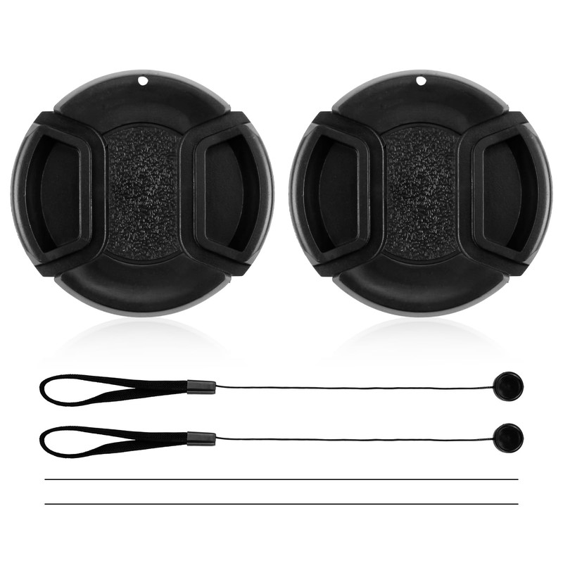 Lens Cap with Holder, Anti-Lost Rope for Nikon D3000 D3100