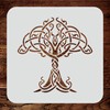 Celtic Tree of Life Stencil, 6.5 x 6.5 inch -