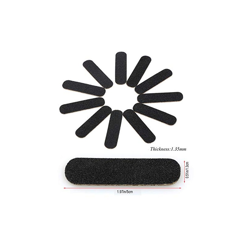 MWOOT - Juego de 100 limas de uñas a granel,
