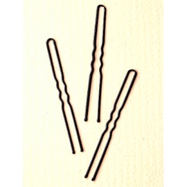 Box of 36 long hair pins bun pins hair slides grips (Black) by Shropshire Suppleis