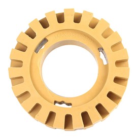 100mm 4in Rubber Belt Grinder Sander Wheel Grinding and Polishing Zigzag Teeth Shape Rubber Wheel Eraser(4'')