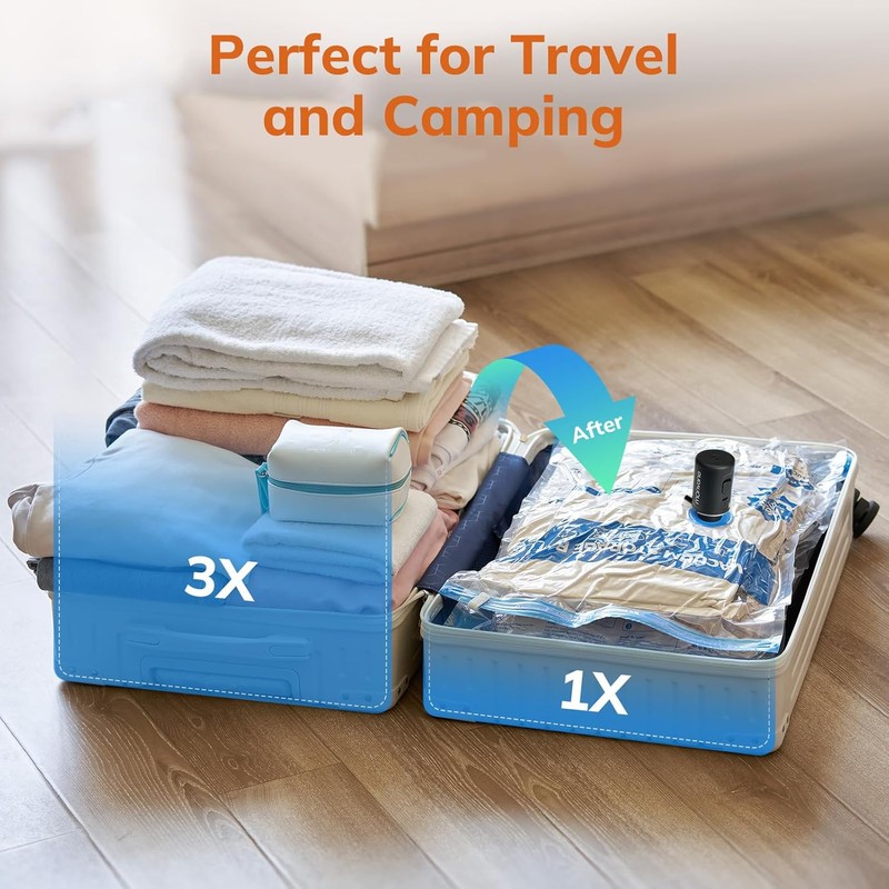 Vacuum Bag Electric Air Pump - Portable Vacuum Pump for