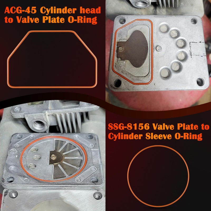 K-0650 Air Compressor Cylinder Sleeve and Compression Ring Replacement Kit