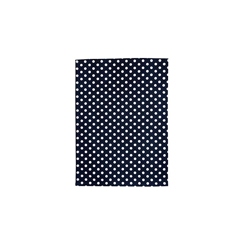 Dexam Polka Dot Tea Towel - One Size - Indigo