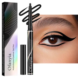 Lucoss Multichrome Eyeliner Pencil, Retractable Eyeliner 24-Hour Long-Lasting Gel Eyeliner Eye Liner Highly Pigmented Eyeliner Pencil Waterproof Smudge Proof Metallic Eyeliner Pen (#05)