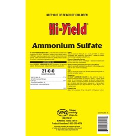 Hi-Yield Ammonium Sulfate Fertilizer 4 lbs for Lawn Blueberries Plants Trees Shrubs