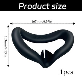 Facial Interface for Meta Quest 2, Face Cover Pad for Oculus Quest 2, Sweat-Proof PU Quest 2 Face Pad, Foam VR Face Pad Cushion for Oculus Quest 2 Accessories