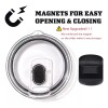 THE9SHOP 2 Vaso Tapa Magnetica Magslider Taza Con Iman Para