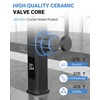 Waterfall Kitchen Pull Down Faucet with Temperature Display in Celsius(Batteries-Free),