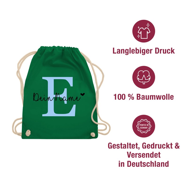 Geschenk mit Namen personalisiert by Shirtracer - Gym Bag Backpack