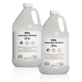High Impact 99% Isopropyl Alcohol (IPA) Gallon - Made in The USA - Pack of 2-128 fl oz Each