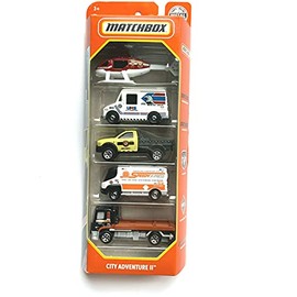 Matchbox City Adventure II - 2021 (1:64 Scale) 5 Pack Vehicles