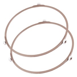 Alipis 2 Piezas Accesorios Microondas Aro Soporte Bandeja Microondas Anillo Giratorio De Microondas Rodillo Para Bandeja De Microondas Horno Páginas Fuente De Alimentación