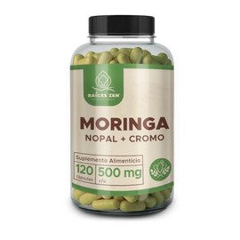 Moringa Nopal y Cromo Raíces Zen 120 Cápsulas (120 Cápsulas)