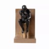 Hi-Line Gift Ltd. Thinker Bookends Set of 2, Resin Pair