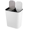 TOPBATHY Rubbish Bin Compartment Rubbish Bin for Children's Room Small