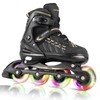 Fotoumgl Adjustable Inline Skates for Kids and Youth with Light