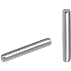 Yesallwas 30Pcs 6mm x 40mm Dowel Pin, Stainless Steel Shelf Support Pin Fasten Elements (6mm x40mm - 30PCS)
