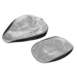 Honda REBLE 250 500 Seat Cover Protective Cover for HONDA Genuine Seat Cover Extra Seat Cover Cushion Cover Outside (Silver)