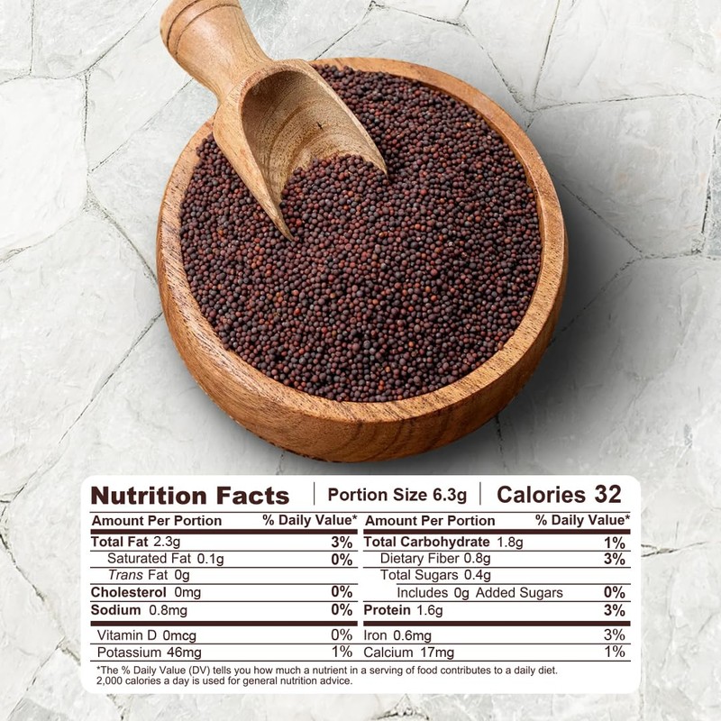 NatureMills Premium Mustard Seeds – Whole Spice (200g)