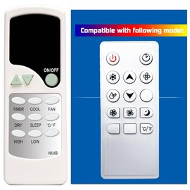 Replacement Remote Control for COSTWAY EP24619US Portable Air Conditioner