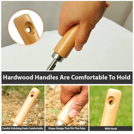 Garden Weeder Tool, Stainless Steel Dandelion Remover Tool, Manual Weeder Puller Tool, Bend-Proof Garden Weeding Tool for Lawn Yard