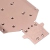 RC Car Bottom Chassis Plate Aluminum Alloy Upgrade Accessory Fit