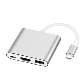 Adaptador USB C a HDMI, USB 3.1 tipo C a HDMI 4K multipuerto AV convertidor con puerto USB 3.0 adaptador Mac HDMI, USBC Digital AV Multi puerto...    
