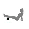 Schildkröt® Massage Roller, Fascia Roller Made of Light Foam, Effective