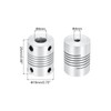 QUARKZMAN Pack of 2 4 mm to 8 mm Aluminium