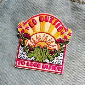 BPA Sew-on patches, iron-on patches, iron-on patches, iron-on patches, go outside to look inside