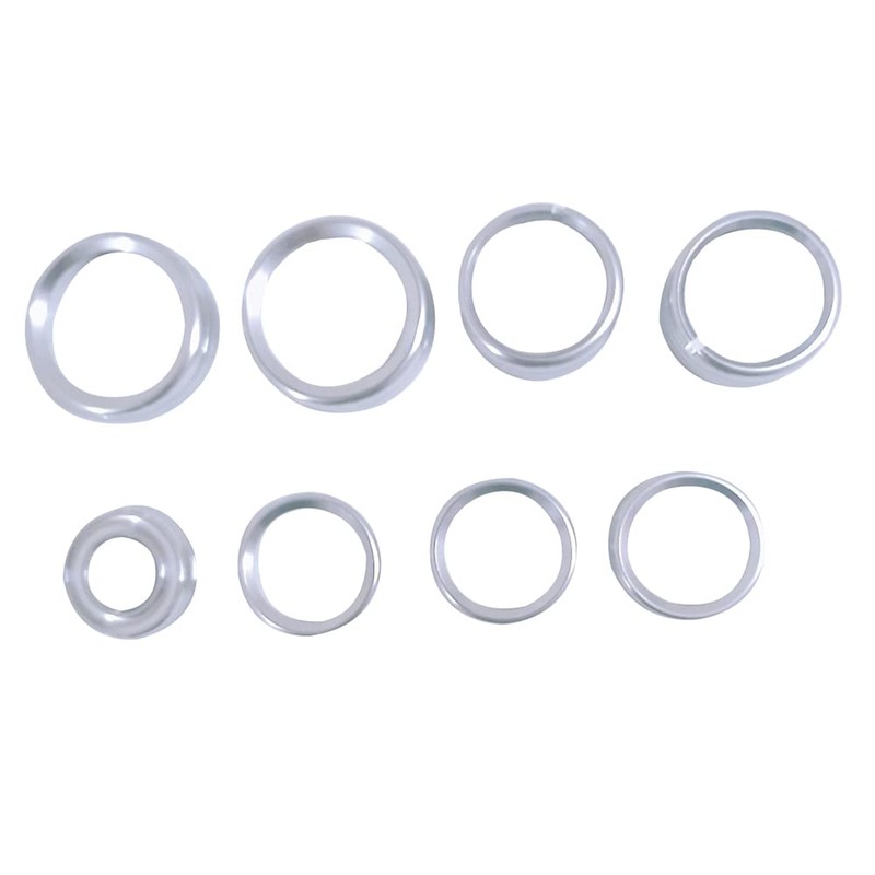 TOTMOX Center Console Knob Audio Air Conditioning Knob Trim Ring