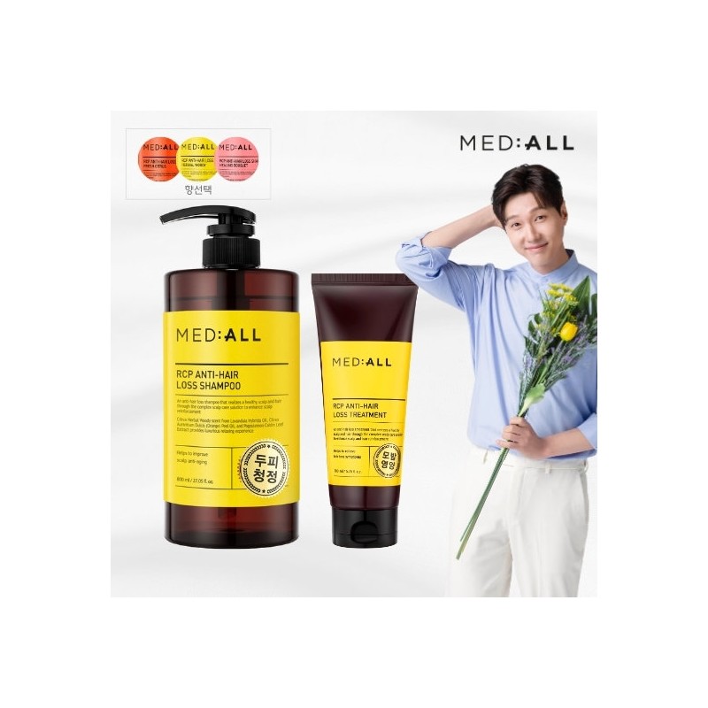 Mediol Scalp Cleansing Hair Loss Shampoo 800ml + Treatment 200ml