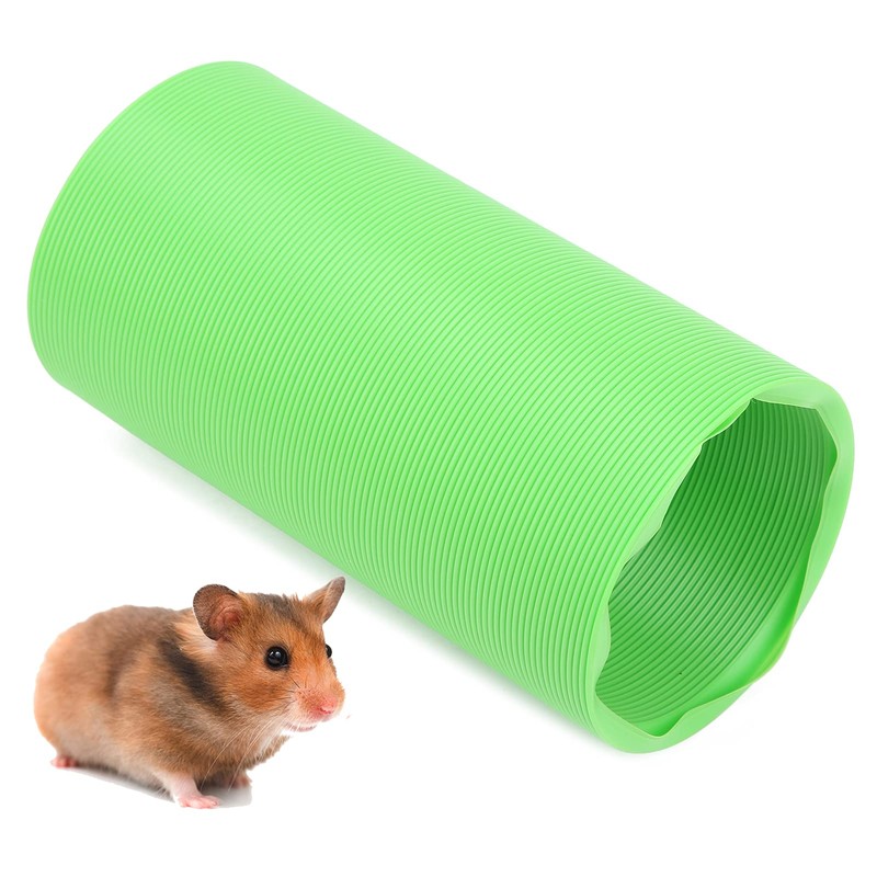 Retractable Small Animal Play Tunnel Toy for Mink Guinea Pig