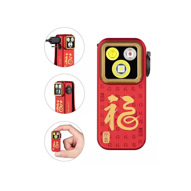 Olight Oclip Pro Fortune Snake Special Edition & i3E EOS