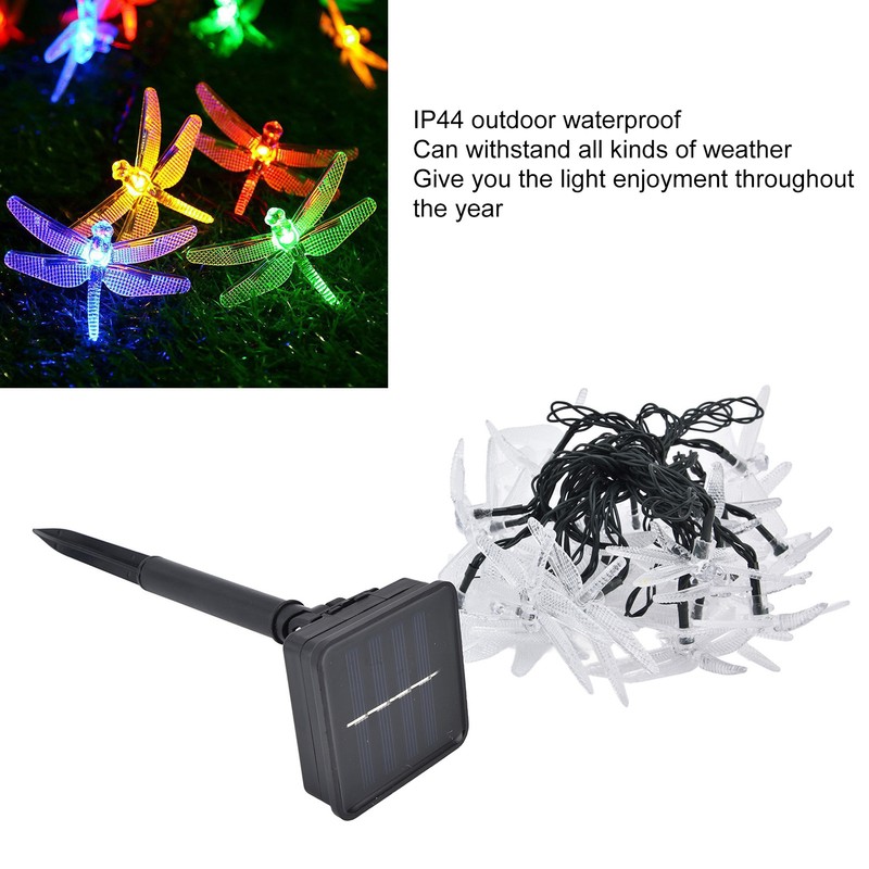 Dragonfly Light String Solar Powered IP44 Waterproof 2 Modes 30