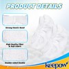 KEEPOW Universal Microfiber Cloths for Handheld Steam Cleaner Attachments Compatible