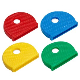 Lucky Line Standard Size Key Caps, Assorted Colors; 4 Pack (16504)