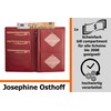 Josephine Osthoff Men's Leather ID Holder, Passport Case, Portrait Format,