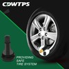 CDWTPS TR415 Tire Valve Stem, Rubber Snap-in Short Black Tire
