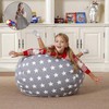 Toy Storage Bag, Children's Bean Bag Sofa, Cuddly Toy Storage