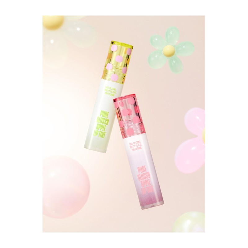 4 types of glossy apple lip tint / 글로시 애플립