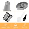 Mtsooning Reusable K Cup with Bottom Filter, Stainless Steel Mesh